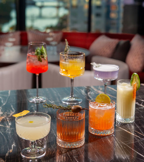 Limestone Lounge cocktails